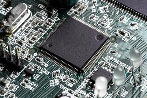 Electronic PCB Printed Circuit Board Stock Photos