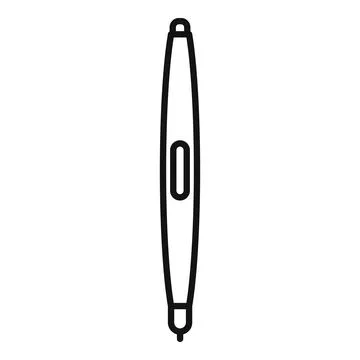 Electronic pen for tablet drawing icon line style Stock Illustration