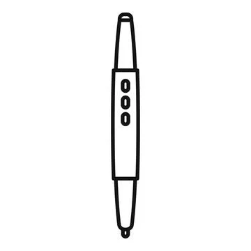 Electronic pen for tablet drawing interface providing high precision control Stock Illustration