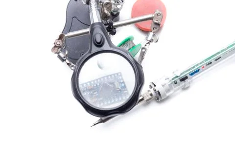Electronic plate extension Stock Photos