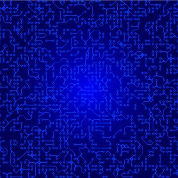Electronic Printed circuit board  background -  vector illustration 스톡 일러스트