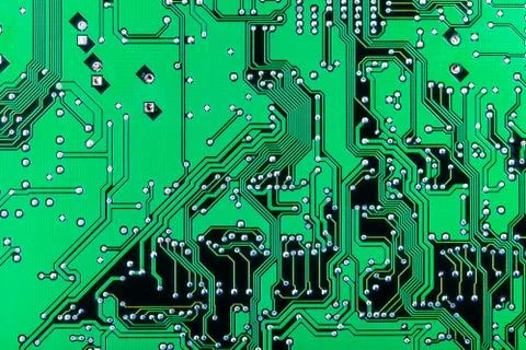 Electronic printed circuit board Foto stock