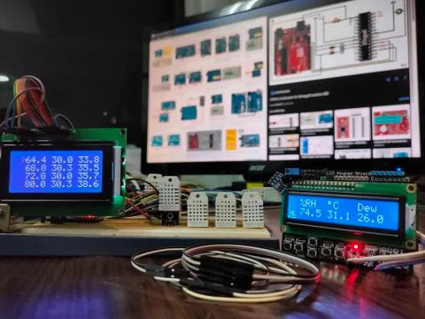 Electronic Project Stockfoto's