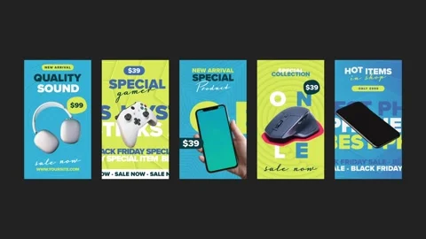 Electronic Purchase Instagram Reels Stock After Effects