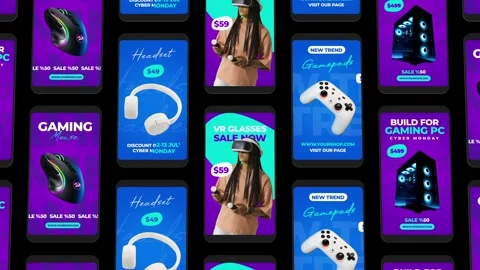 Electronic Purchase Instagram Stories After Effects素材
