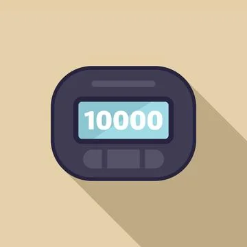 Electronic queue management system showing number 10000 on display Illustrazione stock