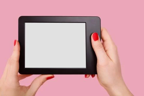 Electronic reader. Stock Photos