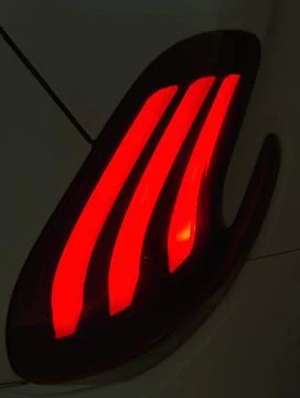 Electronic red scratch Stock Photos