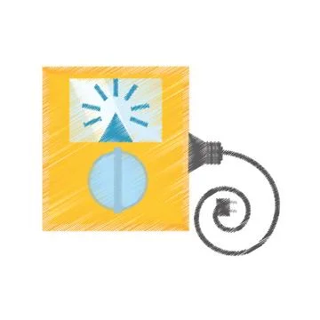 Electronic repair calibration maintenance computer Stock Illustration