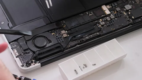 Electronic Repair Stock Footage 245204323