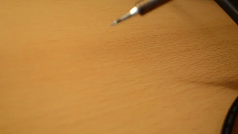 Electronic repairing process using solder and multimeter. V3 Video stock 92071827