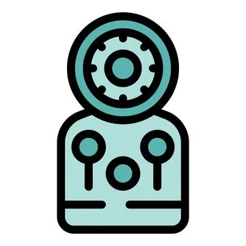 Electronic safe protecting valuable possessions with combination lock Stock Illustration