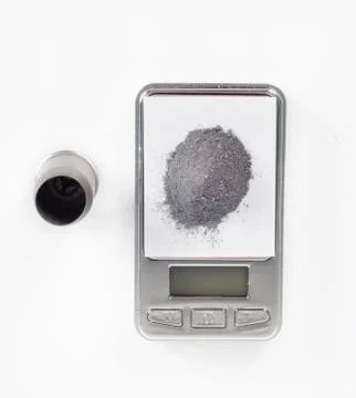 Electronic scale for gun Stock Photos