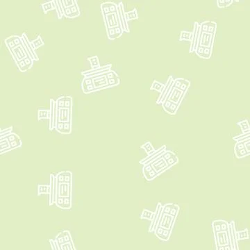 Electronic scale for vaccine line vector seamless pattern Illustrazione stock