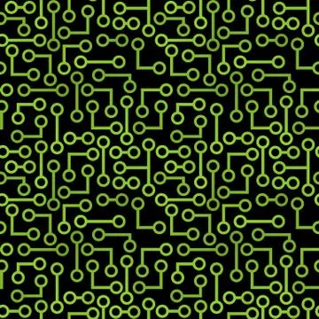 Electronic Seamless Background Illustrazione stock