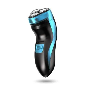 Electronic shaver mockup Stock Illustration