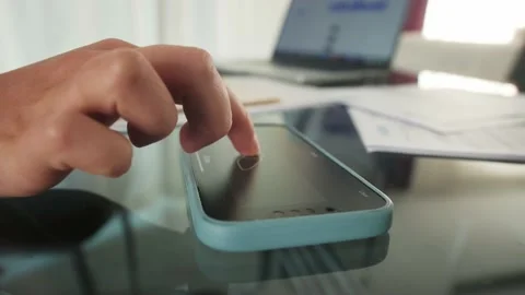 Electronic signature on tablet computer by hand. Sign Document of deal on Stock Footage 229112175