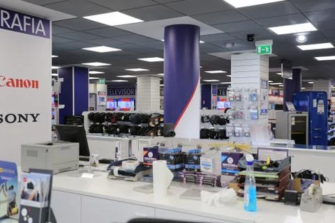 Electronic-store Foto stock