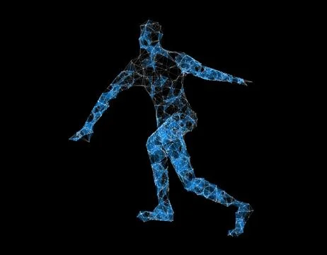 Electronic technology artificial intelligence, network technology data Stock Illustration