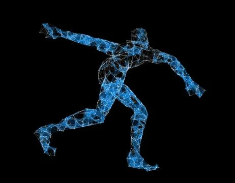 Electronic technology artificial intelligence, network technology data Stock Illustration