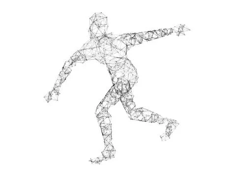 Electronic technology artificial intelligence, network technology data Stock Illustration