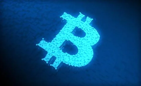 Electronic technology, Bitcoin, information combination and interaction イラスト素材