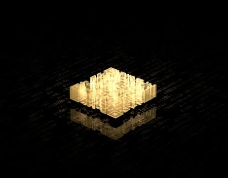 Electronic technology QR code, data transmission and storage Stock Illustration