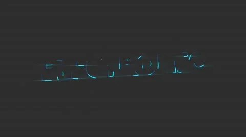 Electronic Text Animation Stock Footage 66112841