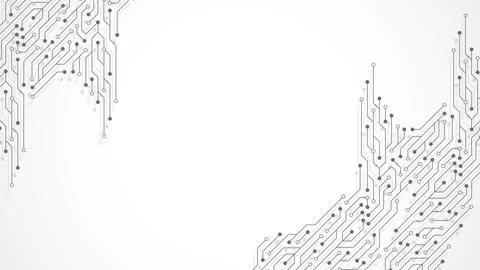 Electronic texture for computer technology, engineering concept illustration Stock Illustration