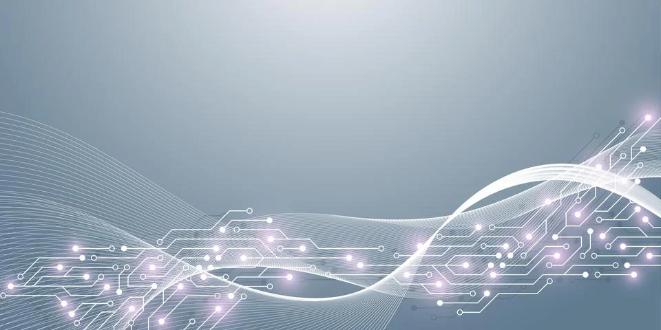 Electronic texture for computer technology, engineering concept illustration Stock Illustration