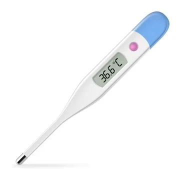 Electronic thermometer Illustrazione stock