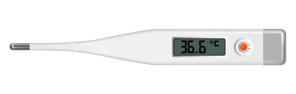 Electronic thermometer Stock Illustration