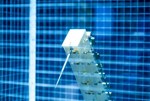 Electronic three dimensional plastic printer during work , 3D printer, 3D pri Stock Photos