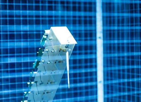 Electronic three dimensional plastic printer during work , 3D printer, 3D pri Stock Photos