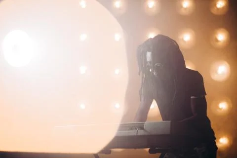 Electronic timbres. synthesis techniques Stock Photos
