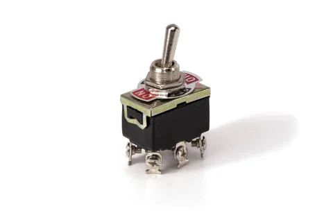 Electronic toggle isolated Stock Photos