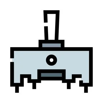 Electronic toggle switch control component vector icon Stock Illustration