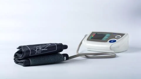 Electronic tonometer on a white background. concept of health 写真素材