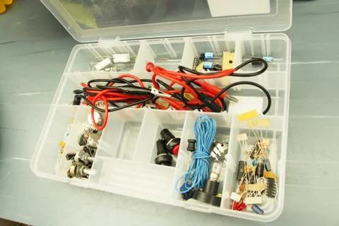 Electronic tool box Stock Photos