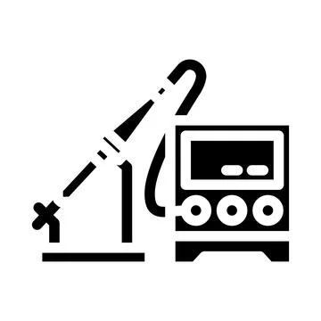 Electronic tools electronics glyph icon vector illustration Stockillustratie