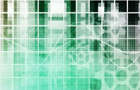 Electronic trade Stock Illustration