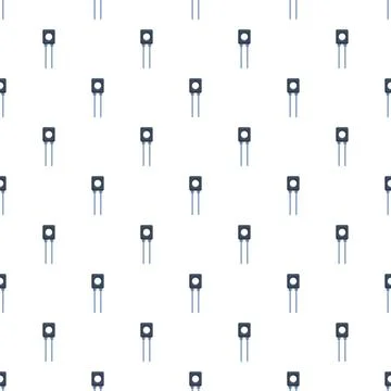 Electronic transistor pattern for technology background and design Stockillustratie
