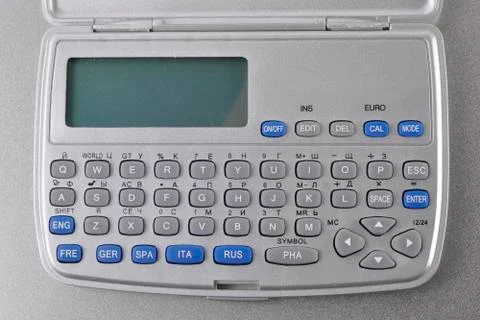 Electronic translator Foto stock