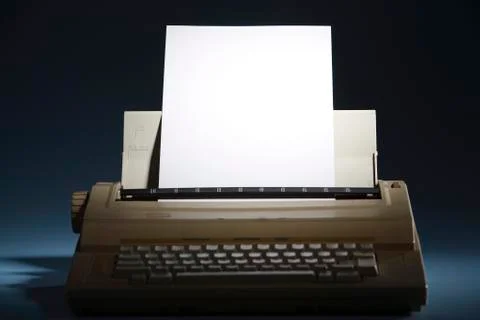 Electronic Typewriter Stock Photos