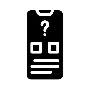 Electronic voting glyph icon vector illustration sign Illustration