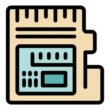 Electronic voting machine being used to cast vote in ballot box Illustrazione stock