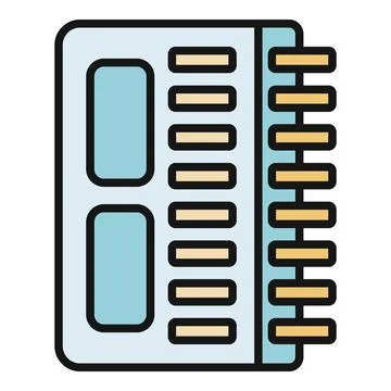Electronic voting machine illustrating democratic election process Stock Illustration