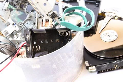 Electronic waste Stock Photos