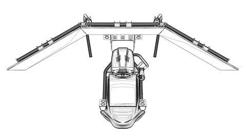 Electronic wheel technology for computer game, vector illustration. Race gami 스톡 일러스트
