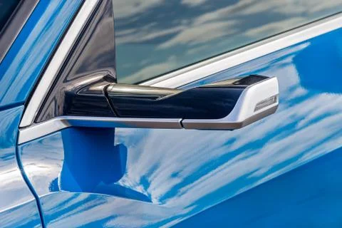 Electronic wing mirror Stock Photos